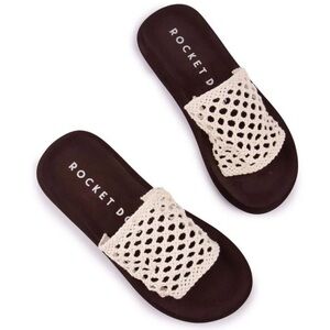 Women’s Rocket Dog Sunset Crochet Sandals Size 8